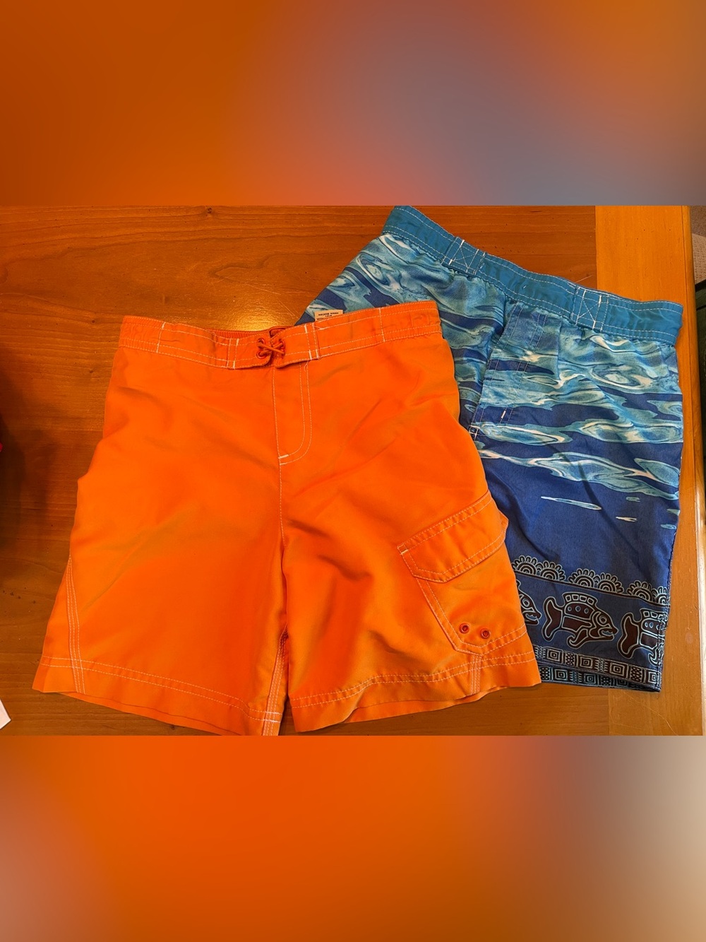 Boys L.L. Bean and Islander Swim Trunks Size 4/5